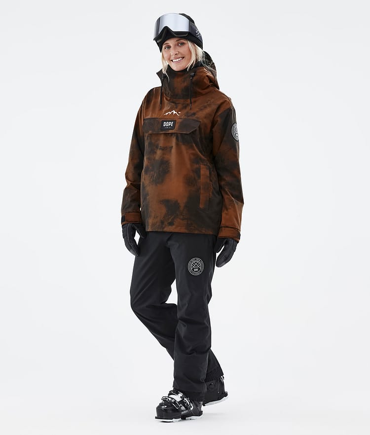 Dope Blizzard W 2022 Skijakke Dame Smudge Orange, Billede 3 af 9