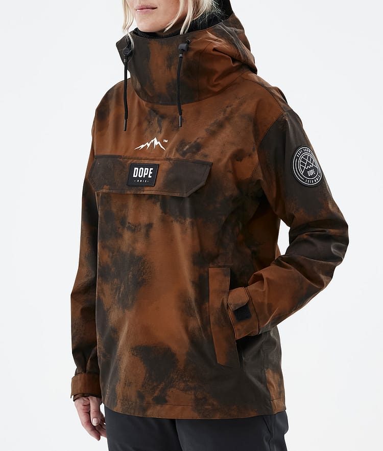 Dope Blizzard W 2022 Kurtka Snowboardowa Kobiety Smudge Orange, Zdjęcie 8 z 9