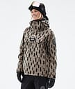 Dope Blizzard W 2022 Chaqueta Snowboard Mujer Stripes Walnut