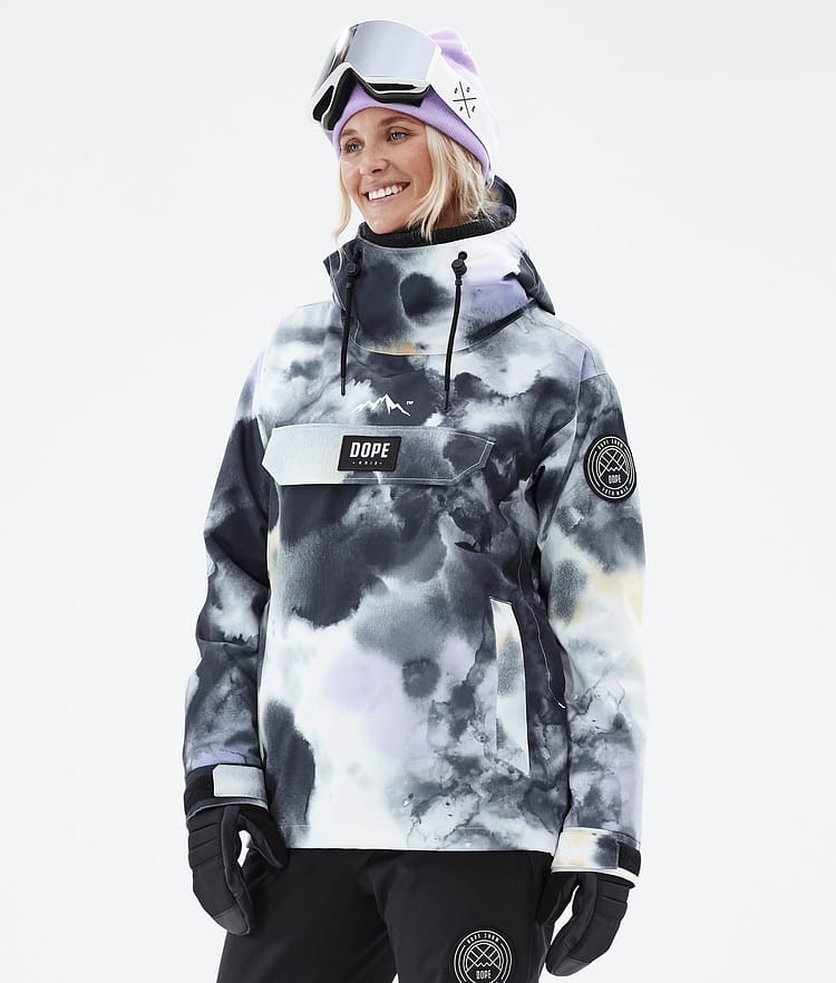 Dope Blizzard W 2022 Veste de Ski Femme Tiedye Black Purple, Image 1 sur 9