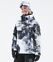 Dope Blizzard W 2022 Skijakke Dame Tiedye Black Purple