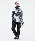 Dope Blizzard W 2022 Snowboardjakke Dame Tiedye Black Purple Renewed, Billede 3 af 9