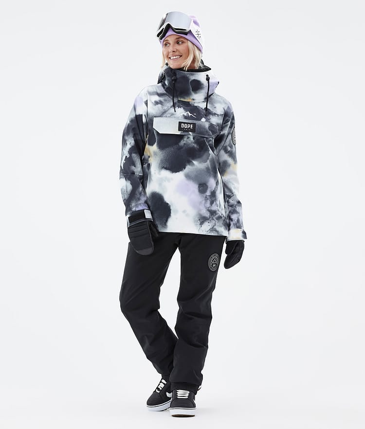 Dope Blizzard W 22 Bunda na Snowboard Dámské Tiedye Black Purple Renewed, Obrázek 3 z 9