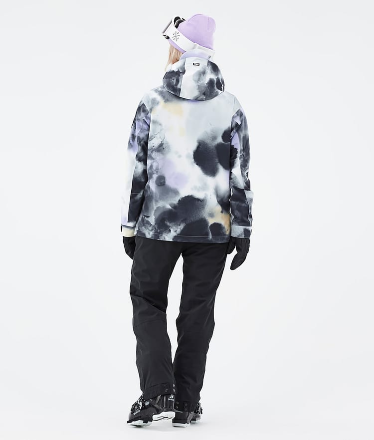 Dope Blizzard W 22 Lyžařská Bunda Dámské Tiedye Black Purple, Obrázek 5 z 9