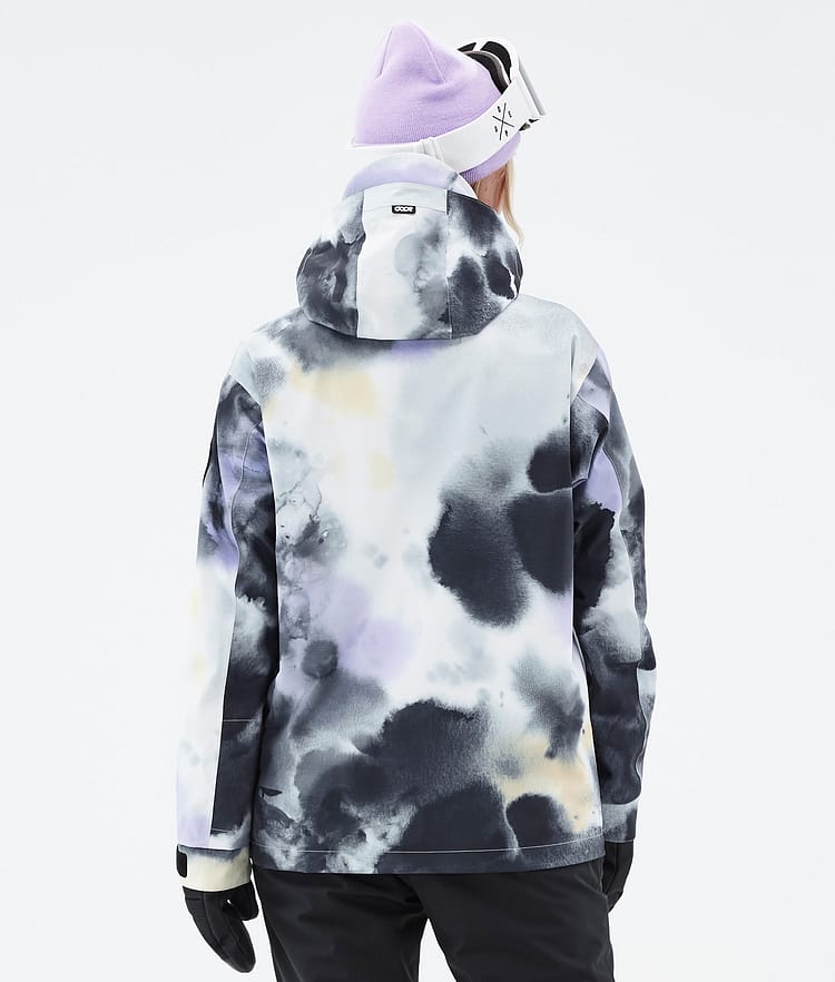 Dope Blizzard W 2022 Veste de Ski Femme Tiedye Black Purple