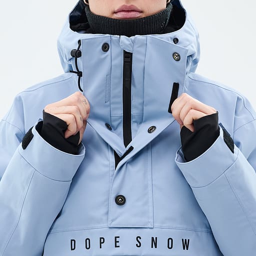 Mezza zip con doppia patta Immagine principale del prodotto,