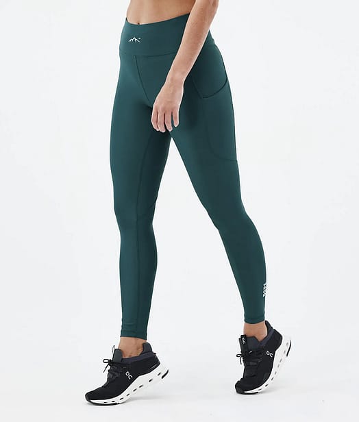 Dope Lofty Tech Leggings Dame Bottle Green