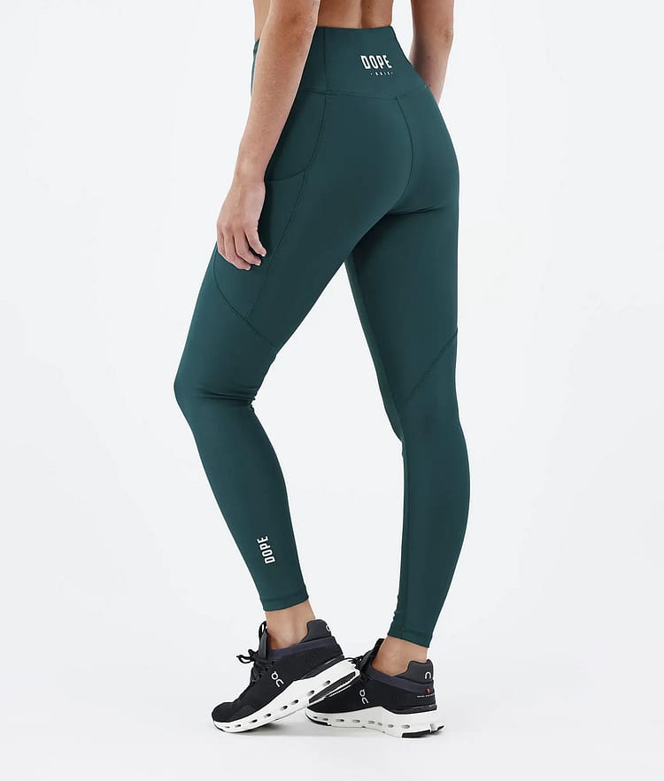 Dope Lofty Tech Leggings Dames Bottle Green, Afbeelding 2 van 8