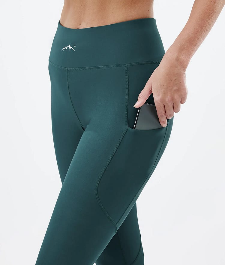Dope Lofty Tech Leggings Dames Bottle Green, Afbeelding 5 van 8