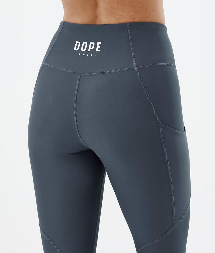 Dope Lofty Tech Leggings Dames Metal Blue