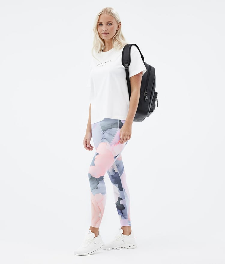 Dope Lofty Tech Leggings Dames Blot Peach, Afbeelding 3 van 8