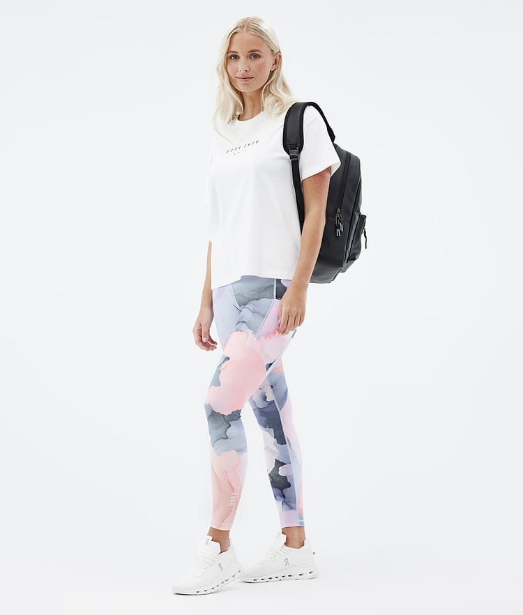 Dope Lofty Tech Legginsy Kobiety Blot Peach, Zdjęcie 3 z 8