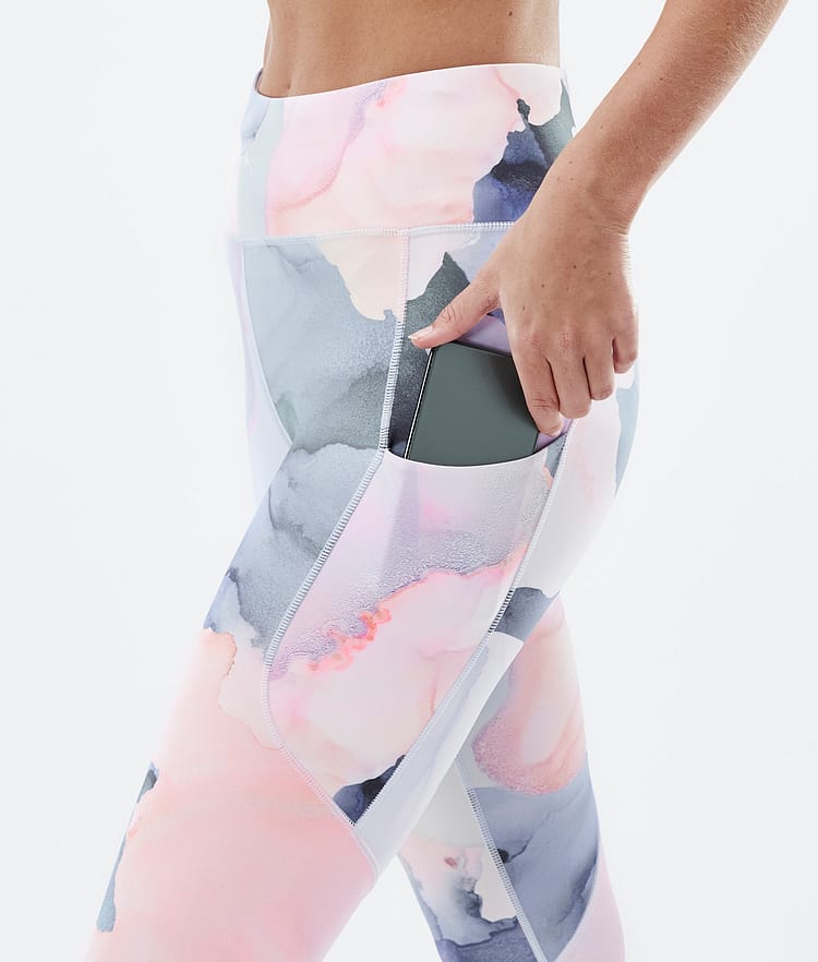 Dope Lofty Tech Leggings Dames Blot Peach, Afbeelding 5 van 8