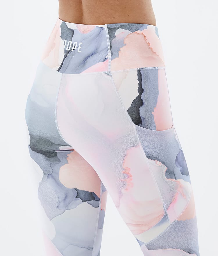 Dope Lofty Tech Legginsy Kobiety Blot Peach, Zdjęcie 7 z 8