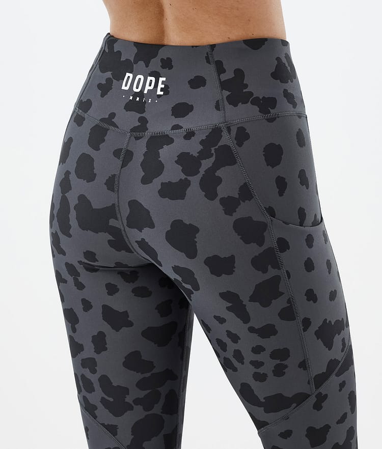 Dope Lofty Tech Leggings Dames Dots Phantom, Afbeelding 7 van 8