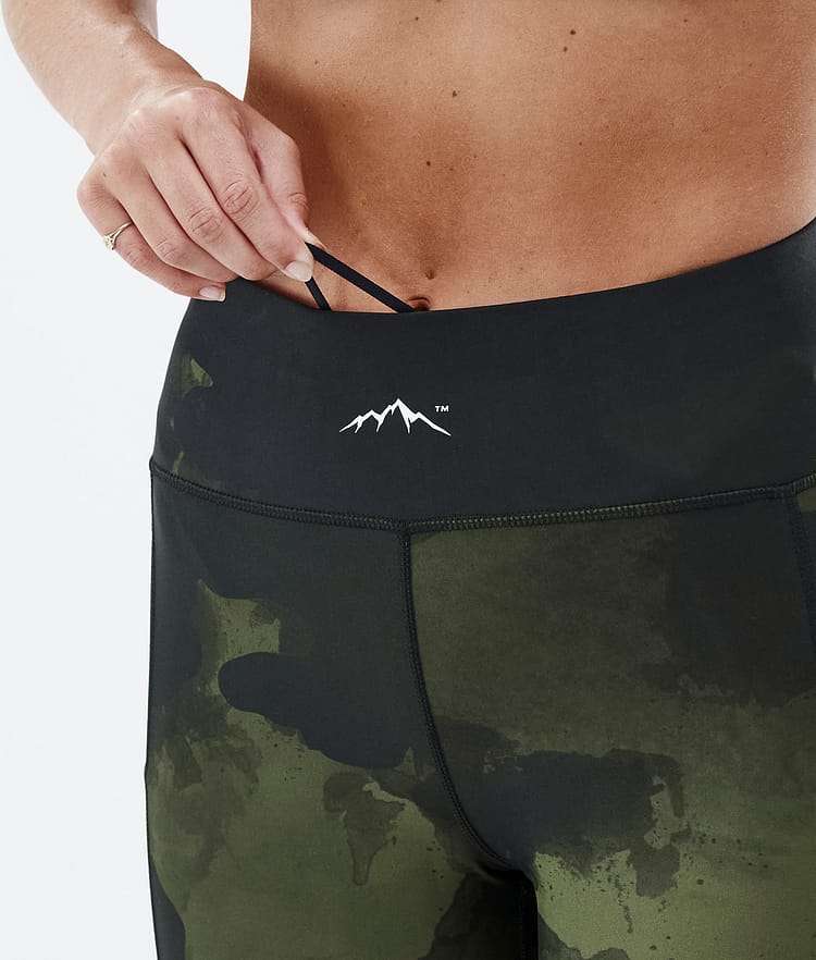 Dope Lofty Tech Leggings Dame Green Camo