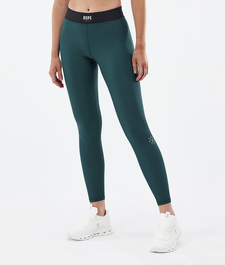 Dope Razor Leggings Donna Bottle Green, Immagine 1 di 7