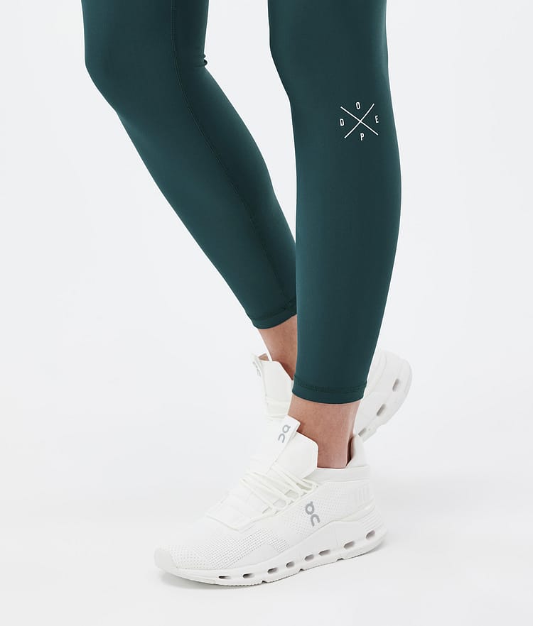 Dope Razor Leggings Women Bottle Green