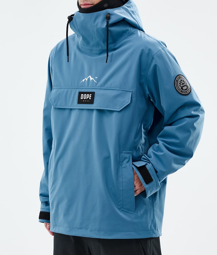 Dope Blizzard Snowboard Jacket Men Blue Steel, Image 8 of 9