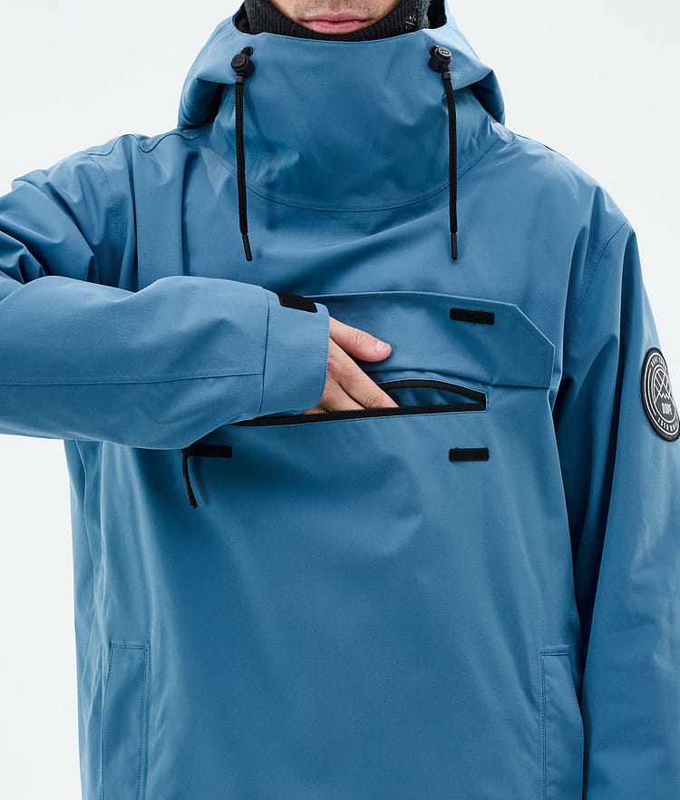 Dope Blizzard Snowboard Jacket Men Blue Steel, Image 9 of 9