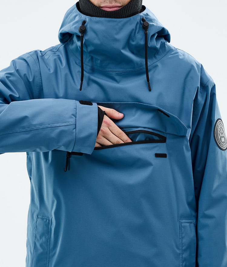 Dope Blizzard Snowboard Jacket Men Blue Steel Renewed, Image 8 of 8