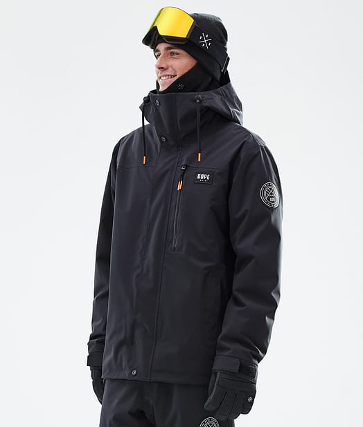 Dope Blizzard Full Zip 24 Ski Jacket Men Black