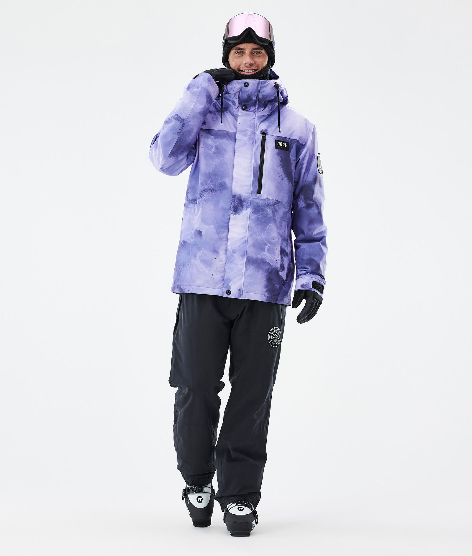 Dope Blizzard Full Zip Veste de Ski Homme Liquid Violet, Image 3 sur 10