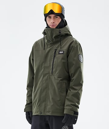 Dope Blizzard Full Zip 24 Kurtka Snowboardowa Olive Green