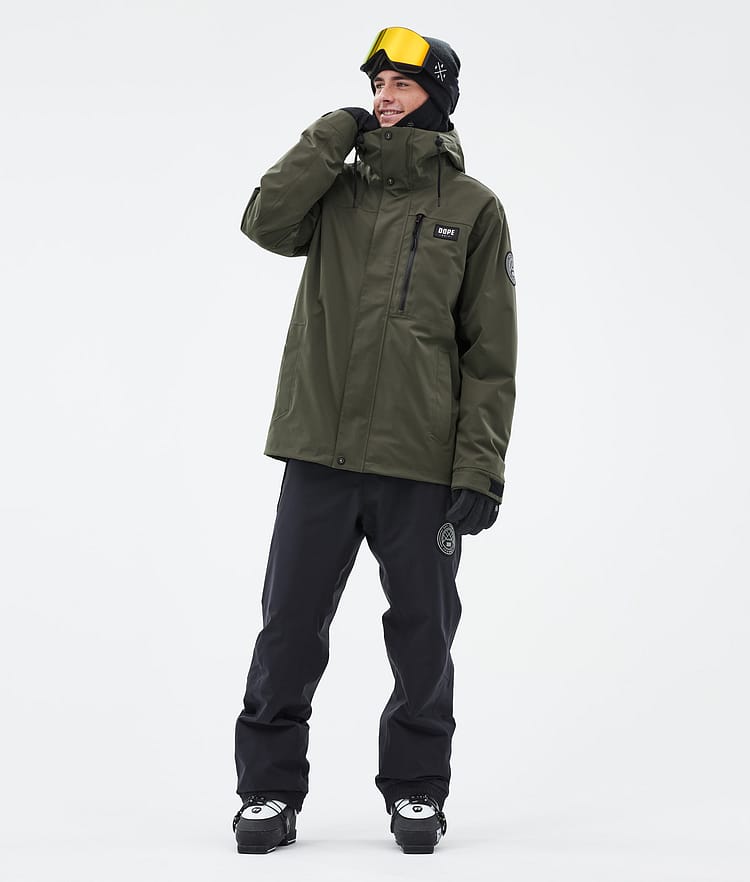 Dope Blizzard Full Zip 24 Ski jas Heren Olive Green, Afbeelding 2 van 9