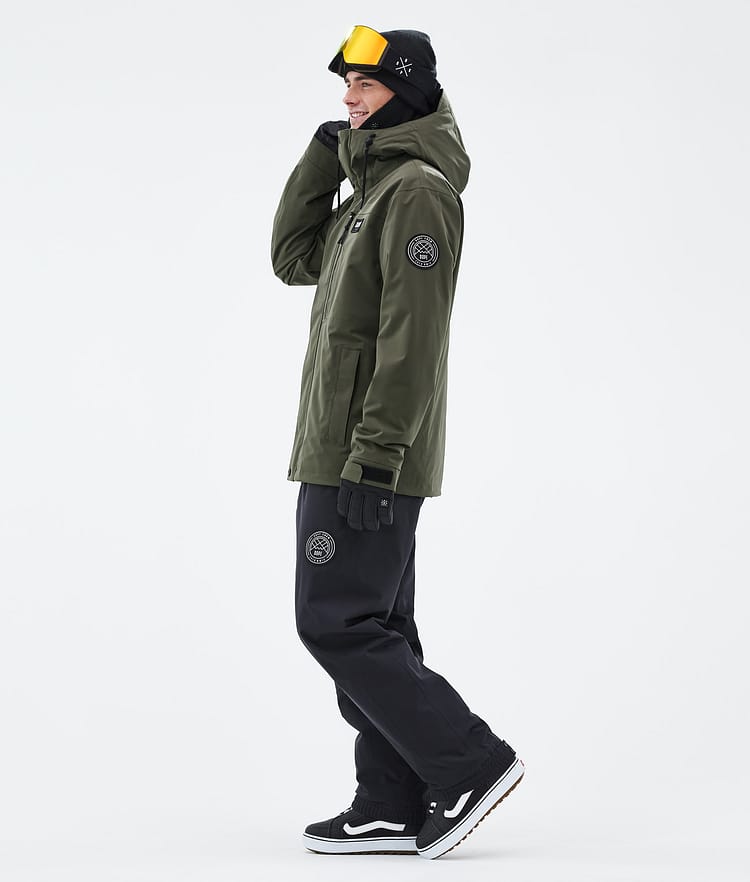 Dope Blizzard Full Zip 24 Snowboard jas Heren Olive Green, Afbeelding 3 van 9