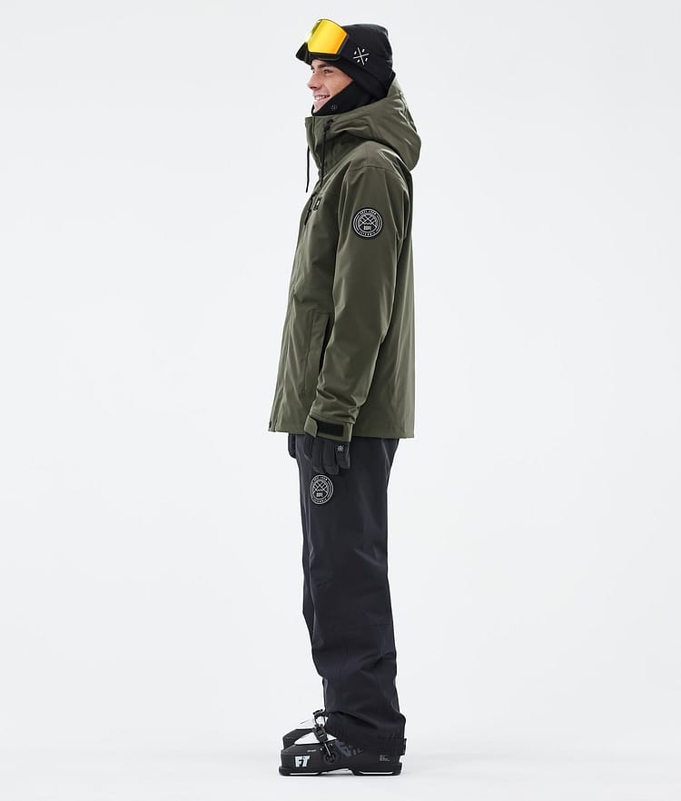 Dope Blizzard Full Zip 24 Ski jas Heren Olive Green, Afbeelding 3 van 9