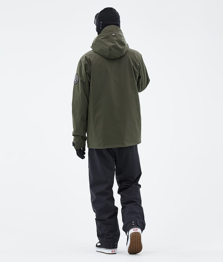 Dope Blizzard Full Zip 24 Snowboard jas Heren Olive Green, Afbeelding 4 van 9