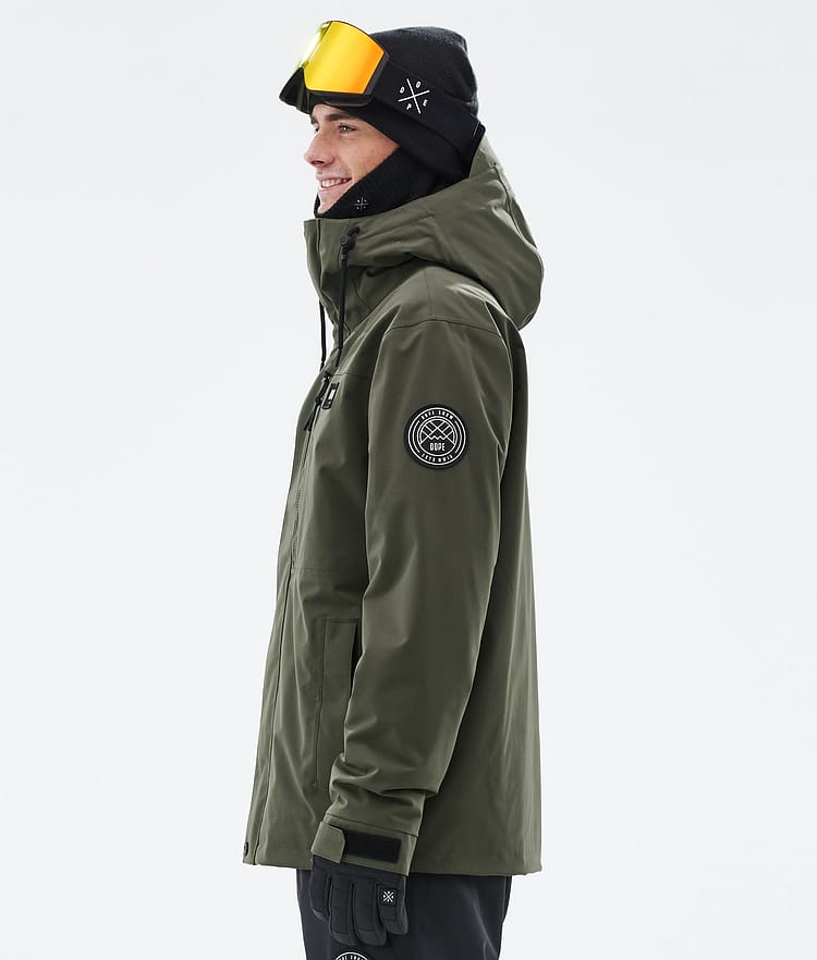 Dope Blizzard Full Zip 24 Snowboard jas Heren Olive Green, Afbeelding 5 van 9