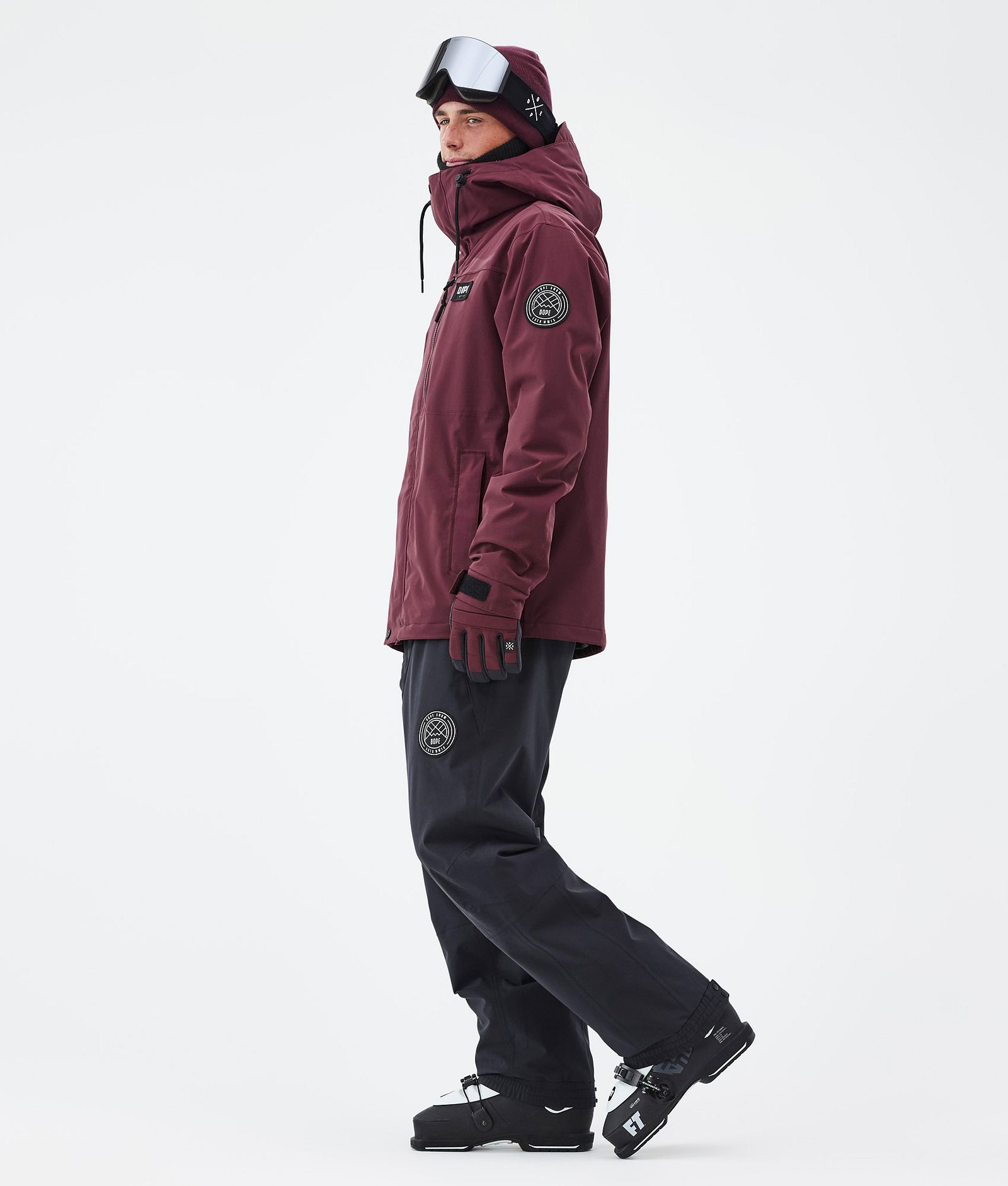 Dope Blizzard Full Zip Chaqueta Esquí Hombre Burgundy, Imagen 3 de 9