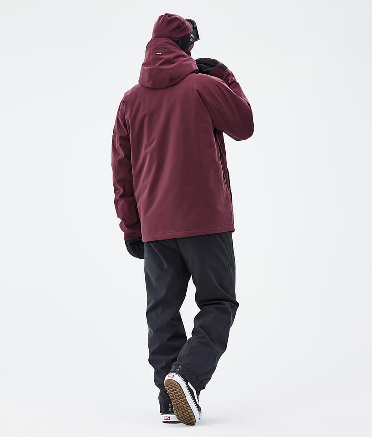 Dope Blizzard Full Zip Snowboard Jacket Men Burgundy, Image 4 of 9