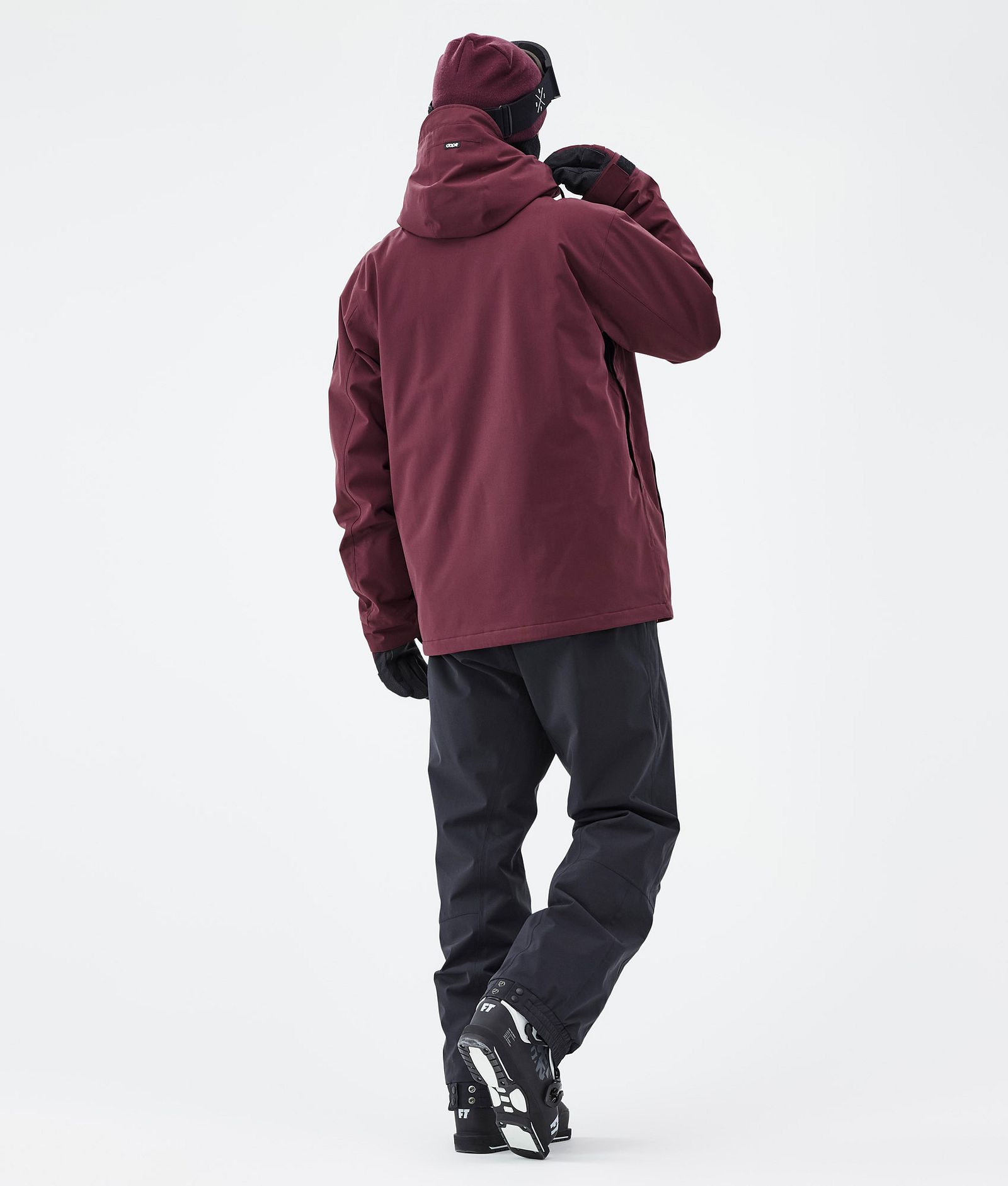 Dope Blizzard Full Zip Skijacke Herren Burgundy, Bild 4 von 9