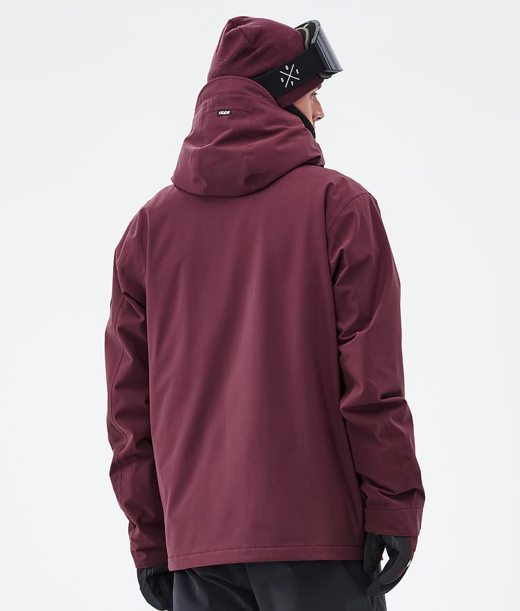 Dope Blizzard Full Zip Lyžařská Bunda Pánské Burgundy, Obrázek 7 z 9