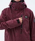 Dope Blizzard Full Zip Skijacke Herren Burgundy, Bild 8 von 9