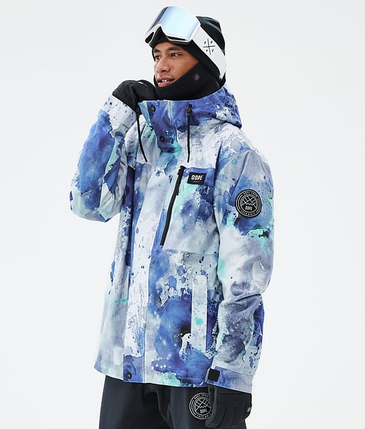 Dope Blizzard Full Zip Bunda na Snowboard Pánské Spray Blue Green