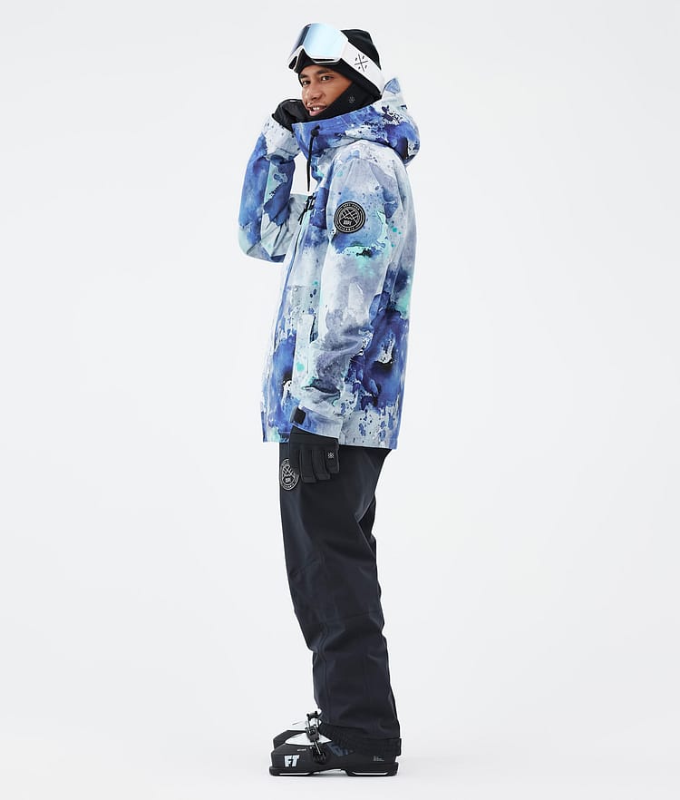 Dope Blizzard Full Zip Ski Jacket Men Spray Blue Green, Image 3 of 9