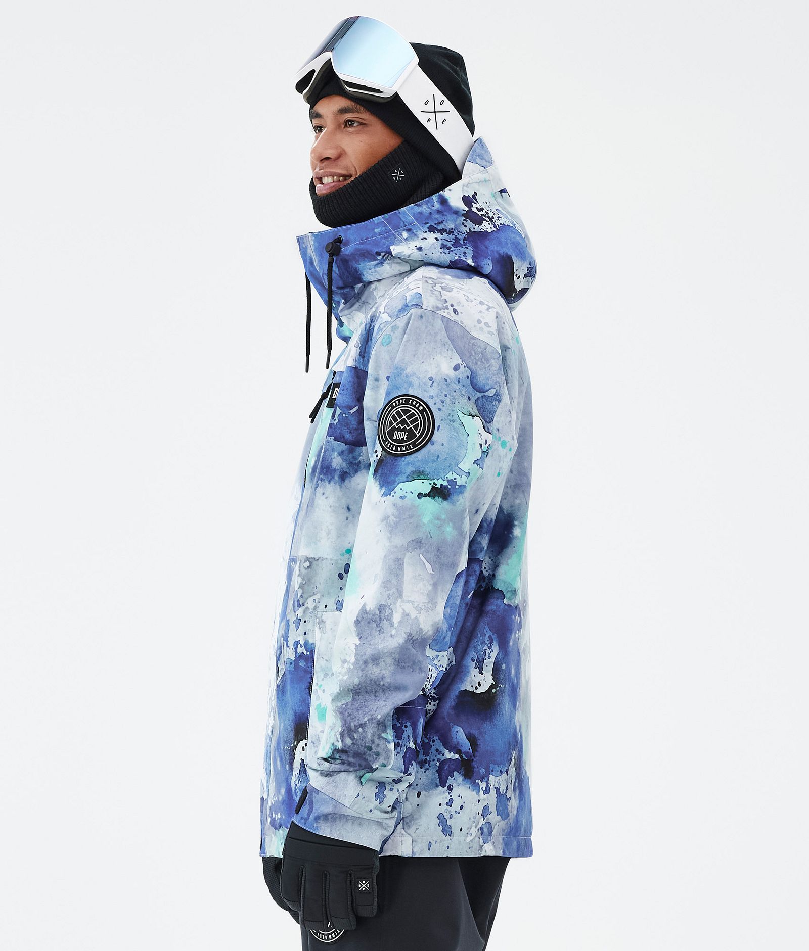 Dope Blizzard Full Zip Veste Snowboard Homme Spray Blue Green, Image 5 sur 9
