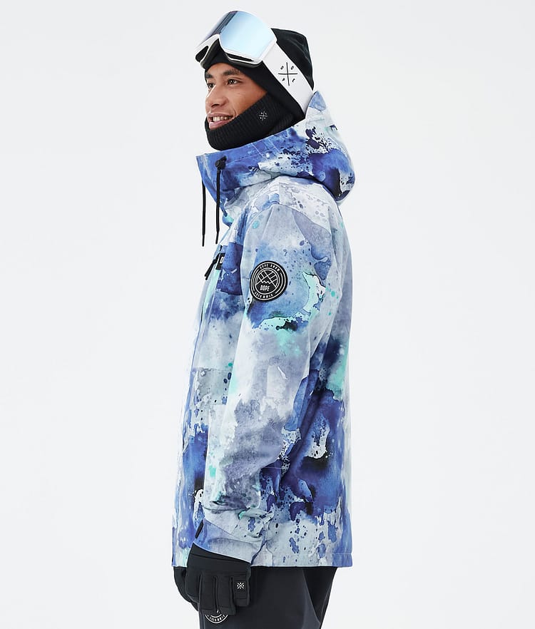 Dope Blizzard Full Zip Veste Snowboard Homme Spray Blue Green, Image 5 sur 9