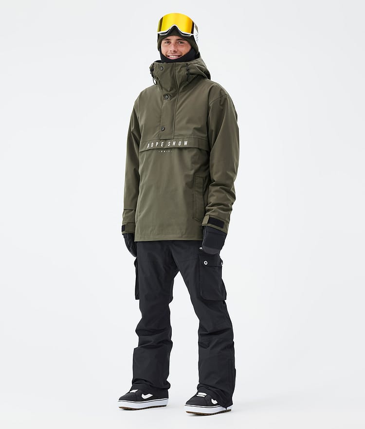 Dope Legacy Kurtka Snowboardowa Mężczyźni Olive Green, Zdjęcie 3 z 8