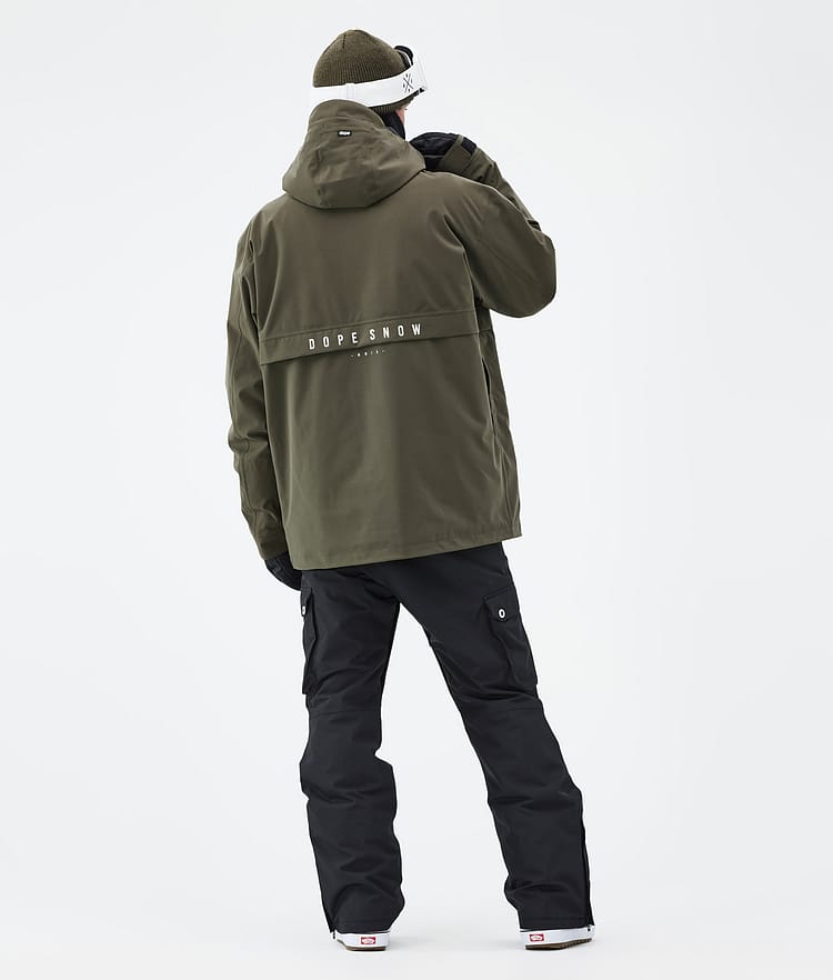 Dope Legacy Veste Snowboard Homme Olive Green, Image 5 sur 8