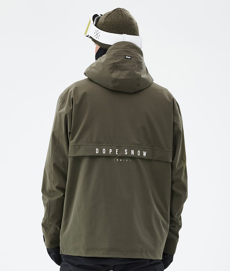 Dope Legacy Veste Snowboard Homme Olive Green, Image 7 sur 8