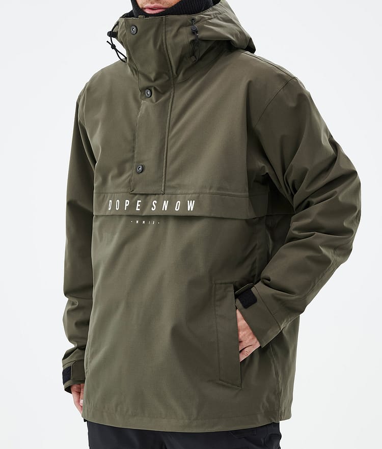 Dope Legacy Kurtka Snowboardowa Mężczyźni Olive Green, Zdjęcie 8 z 8