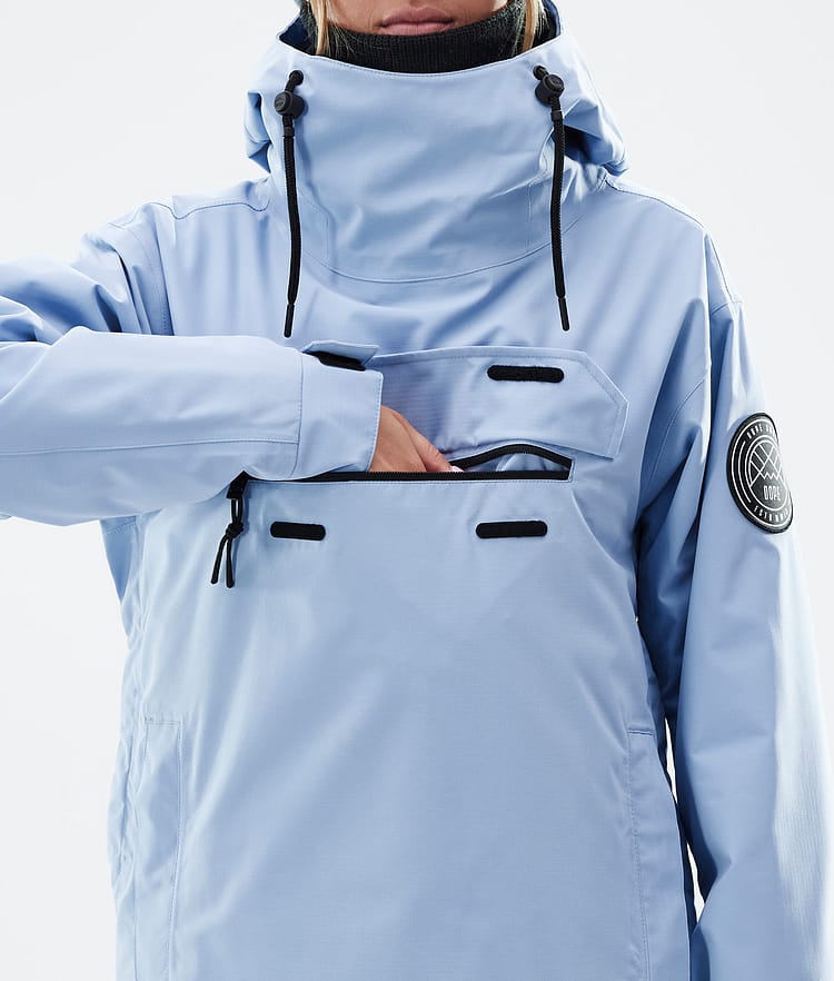 Dope Blizzard W Veste de Ski Femme Light Blue, Image 9 sur 8