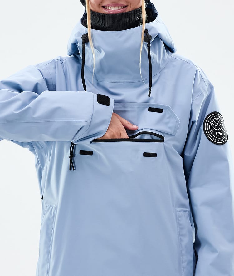 Dope Blizzard W Giacca Snowboard Donna Light Blue, Immagine 9 di 9