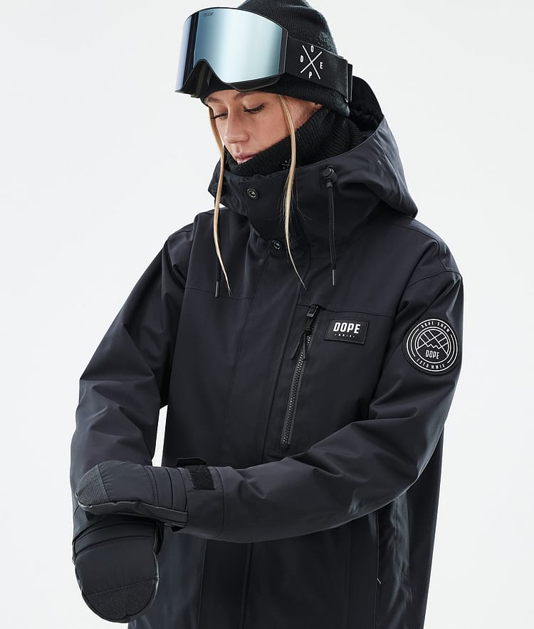 Dope Blizzard W Full Zip 24 Snowboard jas Dames Black, Afbeelding 2 van 10