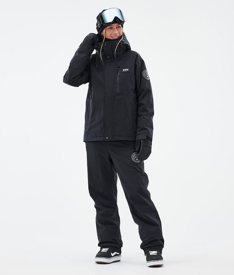 Dope Blizzard W Full Zip 24 Snowboard jas Dames Black, Afbeelding 3 van 10